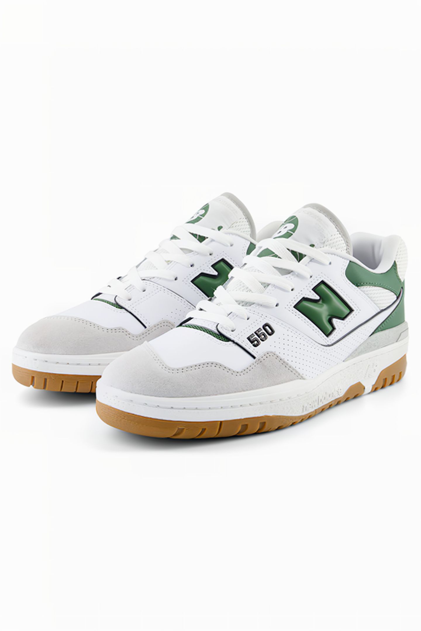 BB550ESB SNEAKERS IN WHITE & GREEN 5