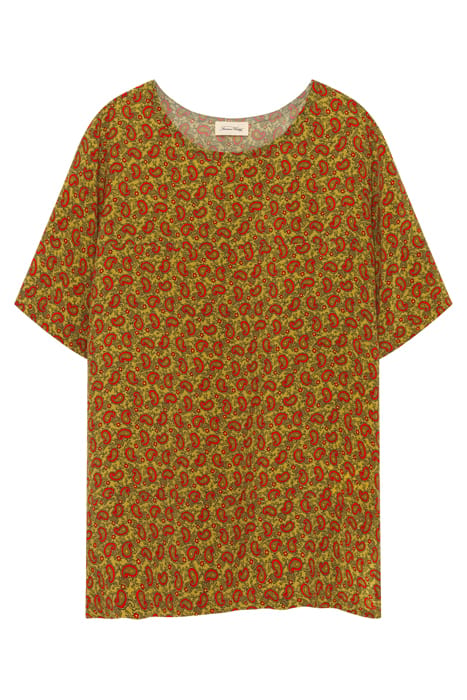 OVERSIZED PRINTED MID LONG TOP CACHEMIRE 4