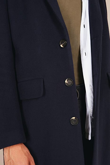 LONG SLEEVES-MID LENGTH COAT NAVY 5