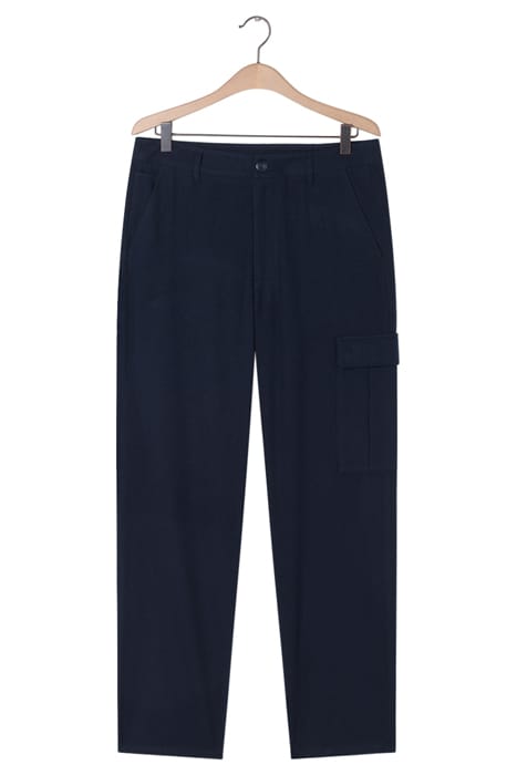 STRAIGHT-CUT 7/8-LENGTH COMBAT TROUSERS NAVY 4