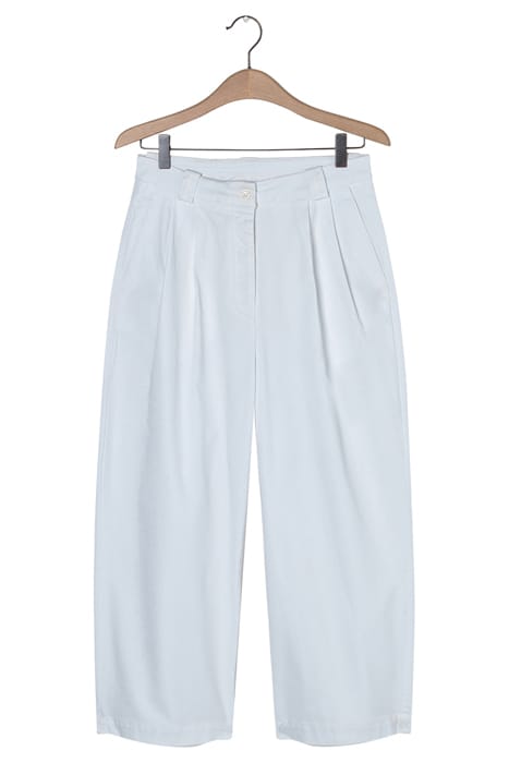 WIDE CHINO TROUSERS NACRE 4