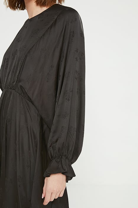 LS ROUND COLLAR SHORT A DRESS CARBONE 4