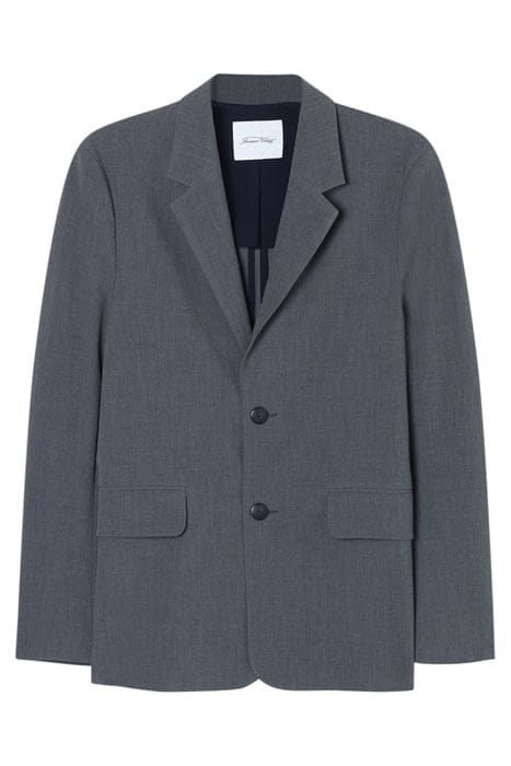 SHORT STRAIGHT BLAZER CENDRE CHINE 3