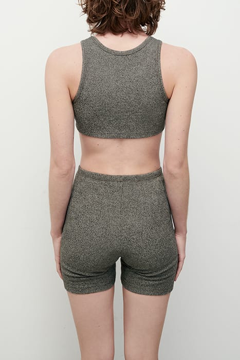 U-NECK BRA WITH SHOULDER STRAPS GRIS CHINE 2