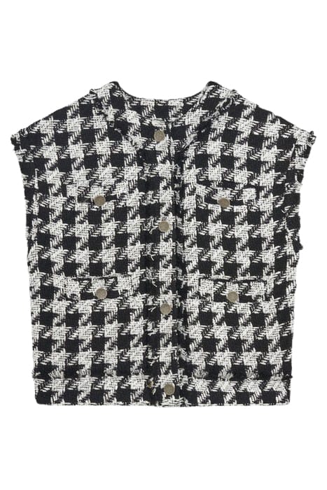LILOUS VEST IN BLACK/WHITE 4