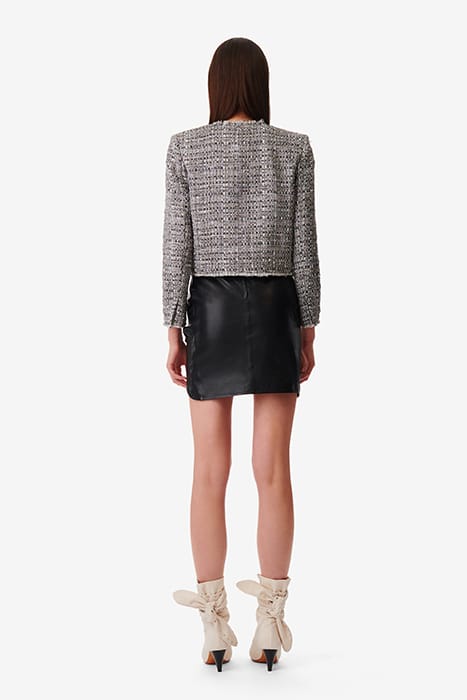 ZICO CROPPED JACKET IN SILVER 3