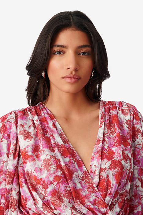MAELLA BLOUSE IN RED MULTICO 5