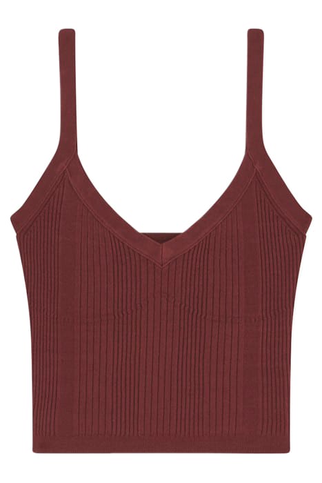 POSALA TANK TOP IN BURGUNDY 4