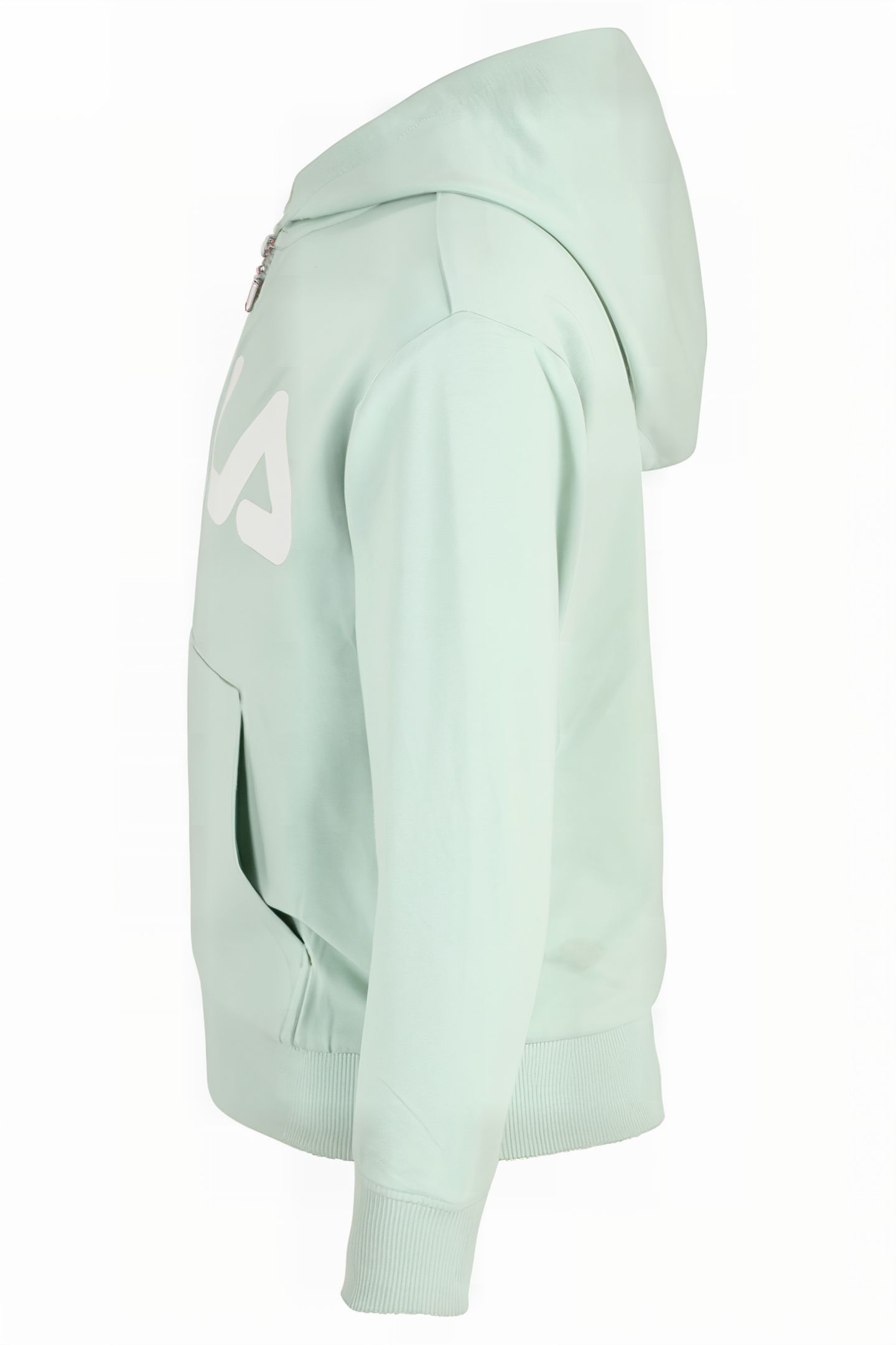 BALGE CLASSIC LOGO ZIP HOODY SILT GREEN 3