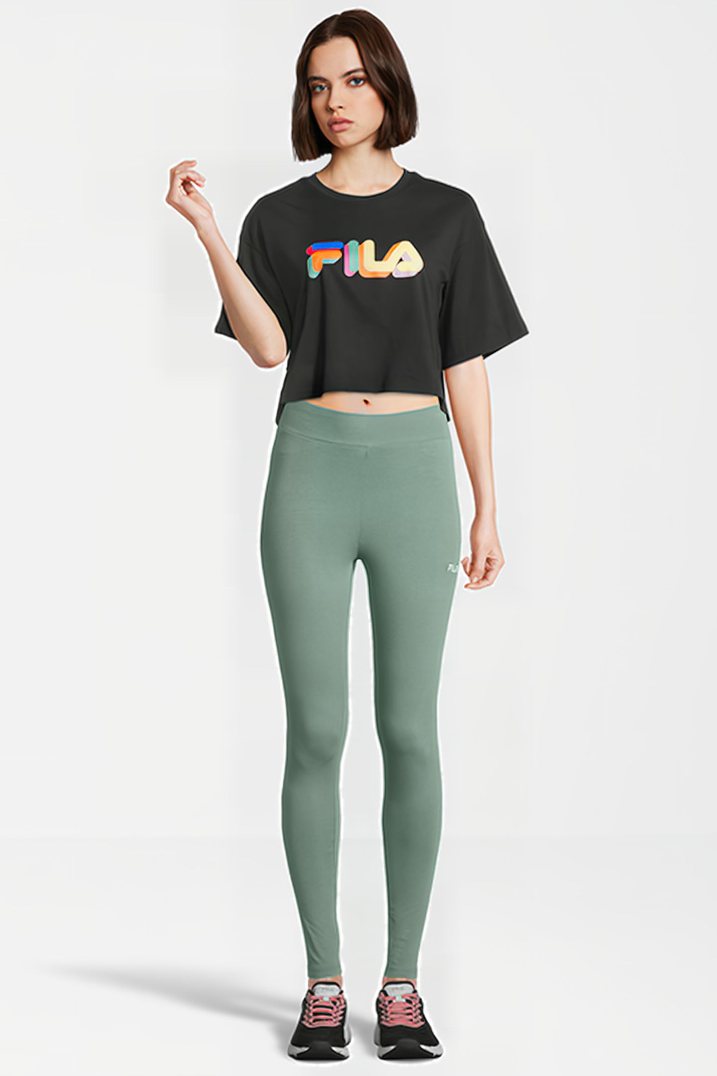 BENNDORF HIGH WAIST LEGGINGS SILT GREEN 3