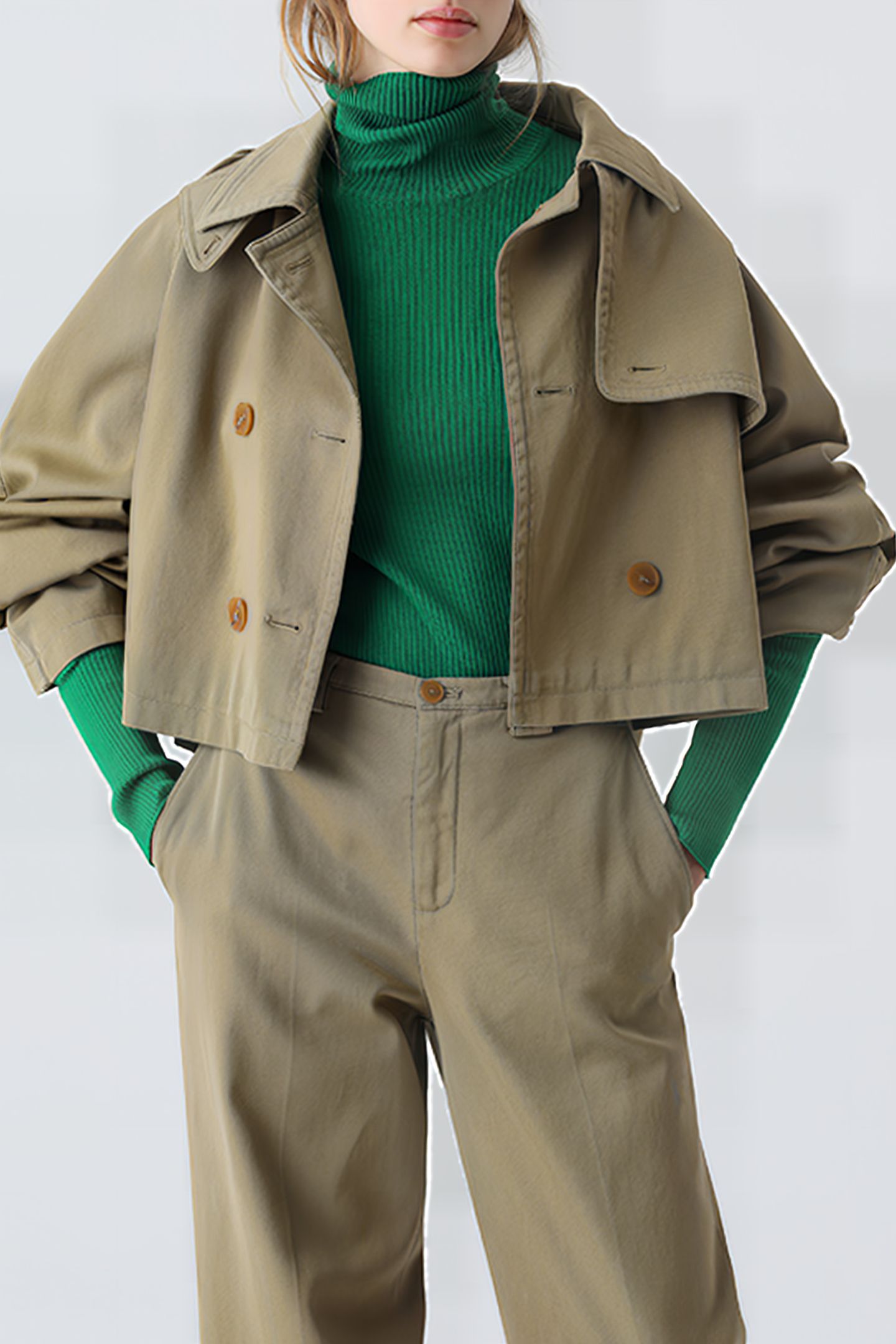 SLIM ROLLI LONG SLEEVE KNITS GREEN PATINA 6