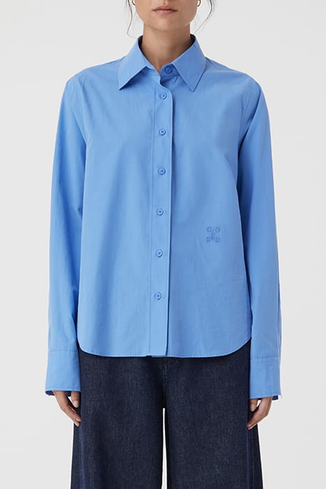STRAIGHT FITTED SHIRT SHIRTS & BLOUSES CHAMBRAY BLUE 1