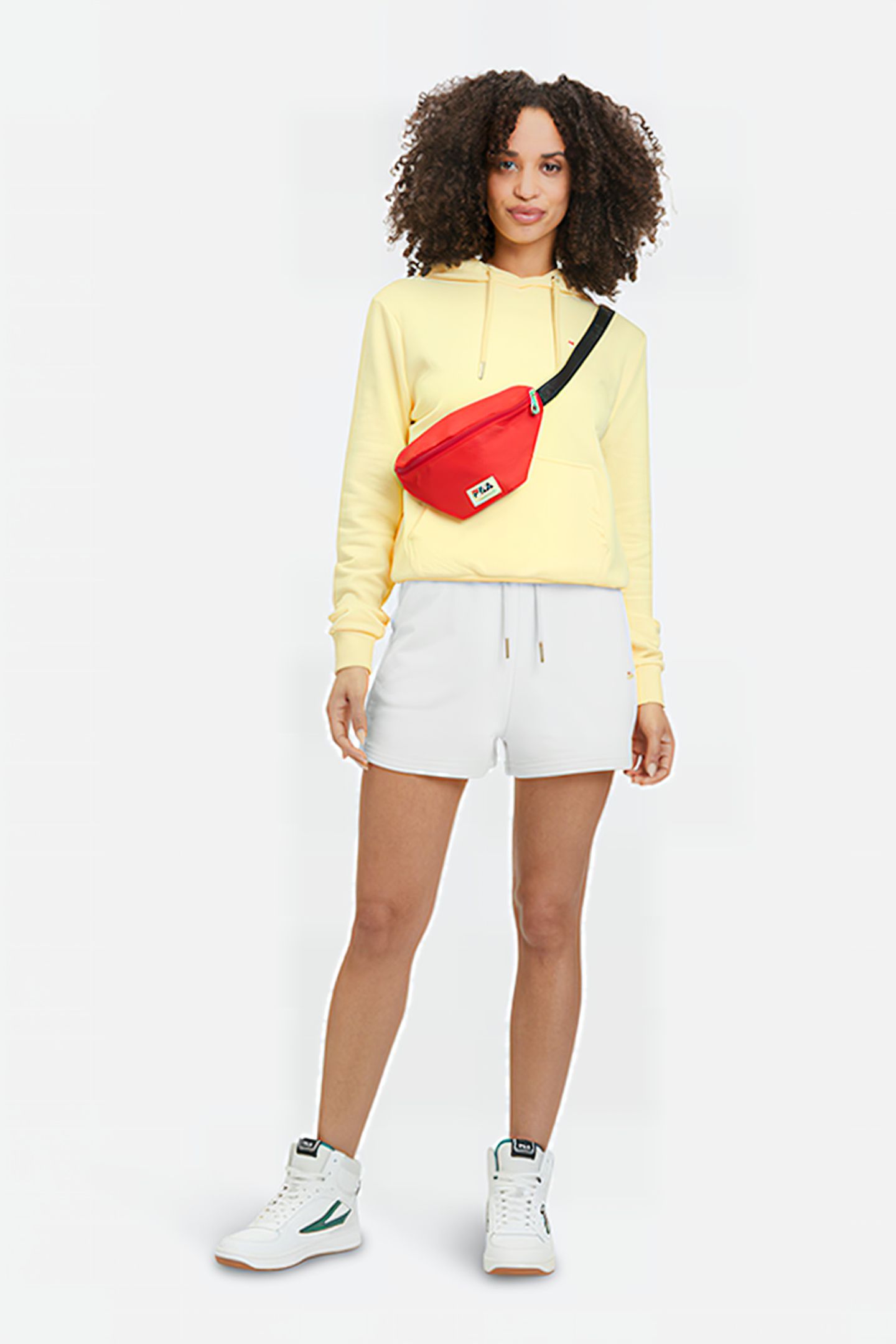 BUCHLOE HIGH WAISTED SHORTS BRIGHT WHITE 3