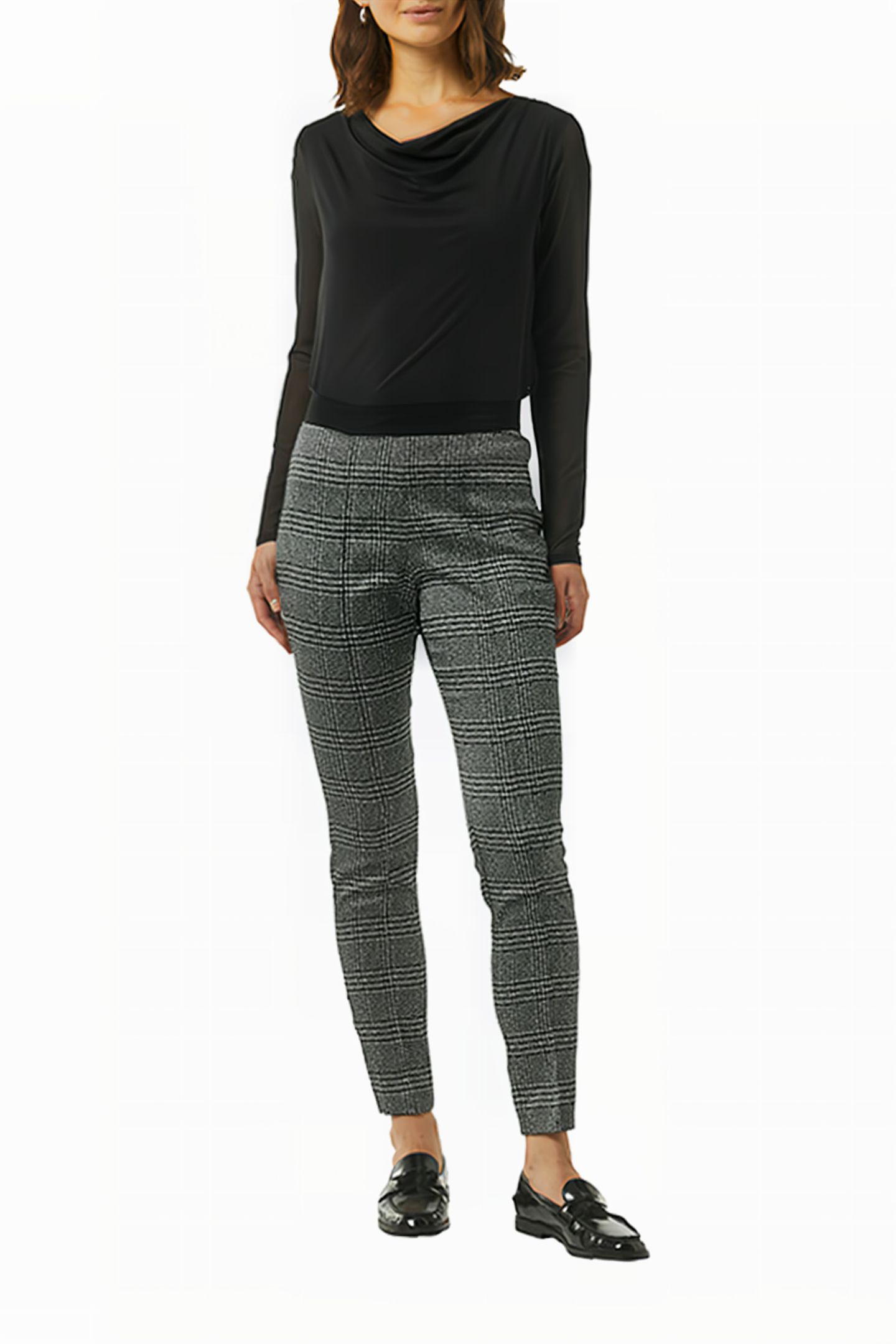 COMMA PANTS GREY/BLACK 2
