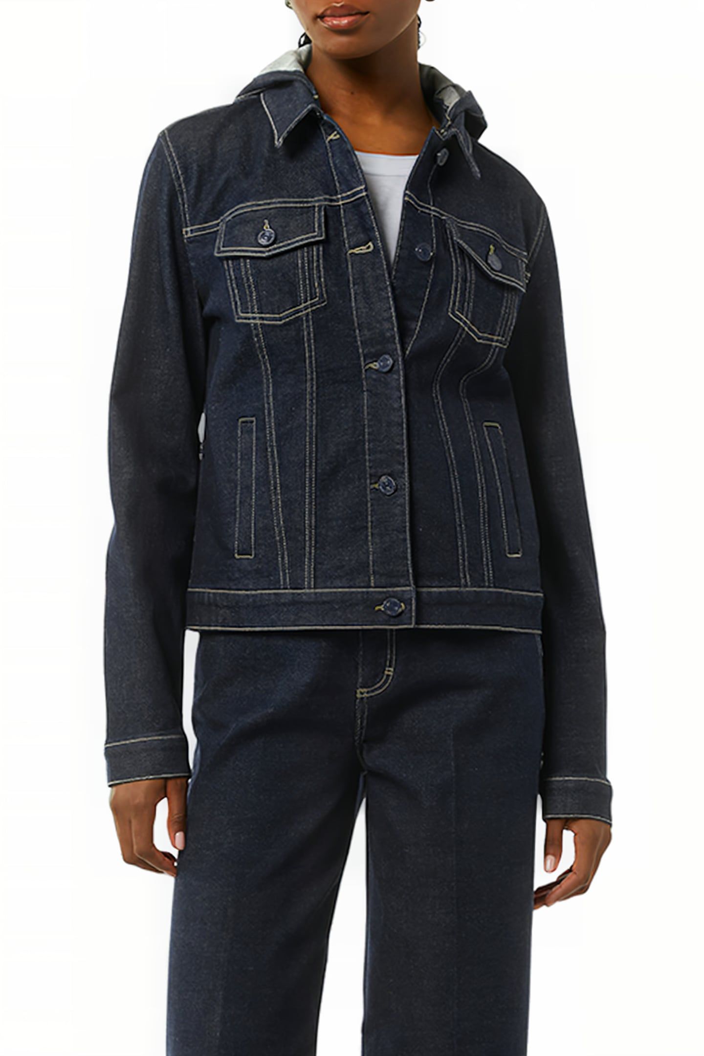 COMMA JACKETS INDOOR BLUE DENIM 1