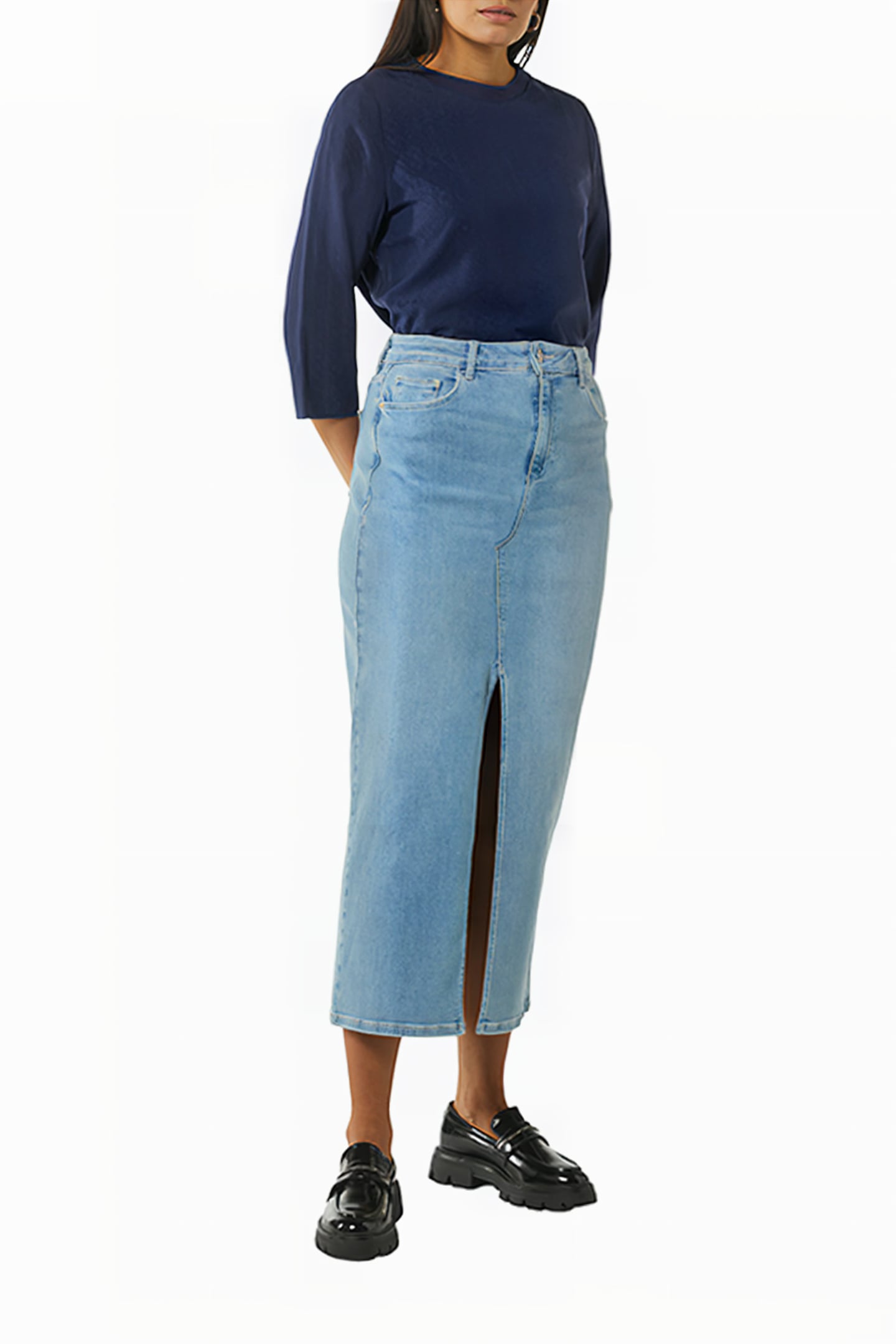 COMMA BLOUSES BLUE-MARINE 4