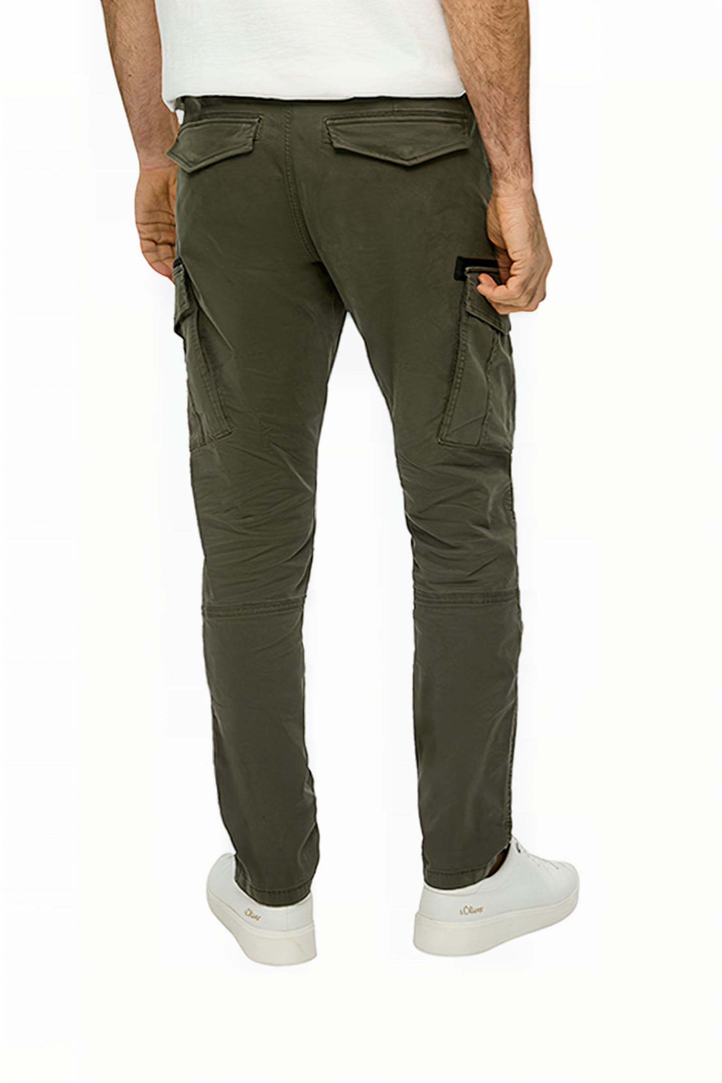 S.OLIVER PANTS GREEN-DARK 2