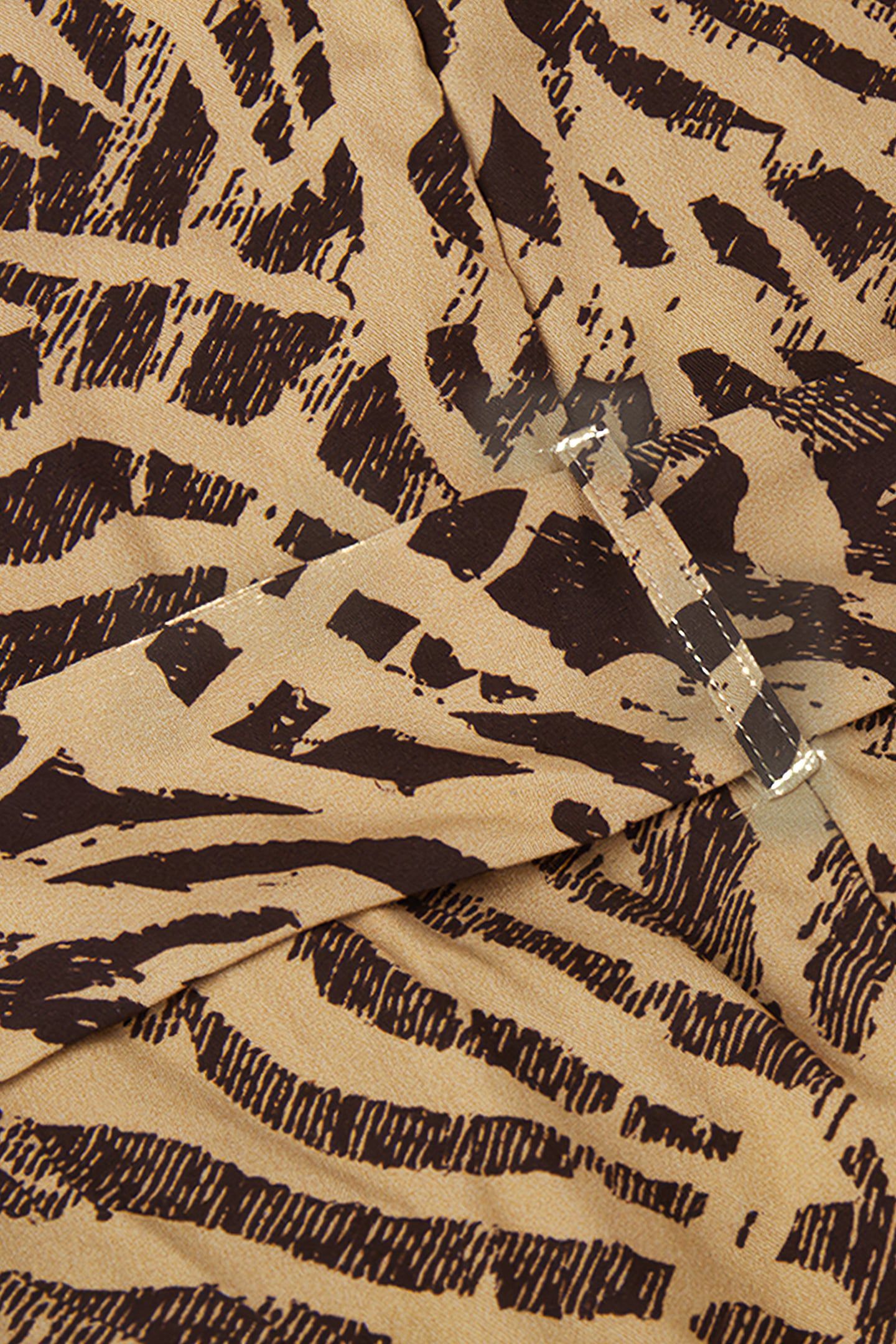 DESIREÉ, DRESS BEIGE PATTERN 5