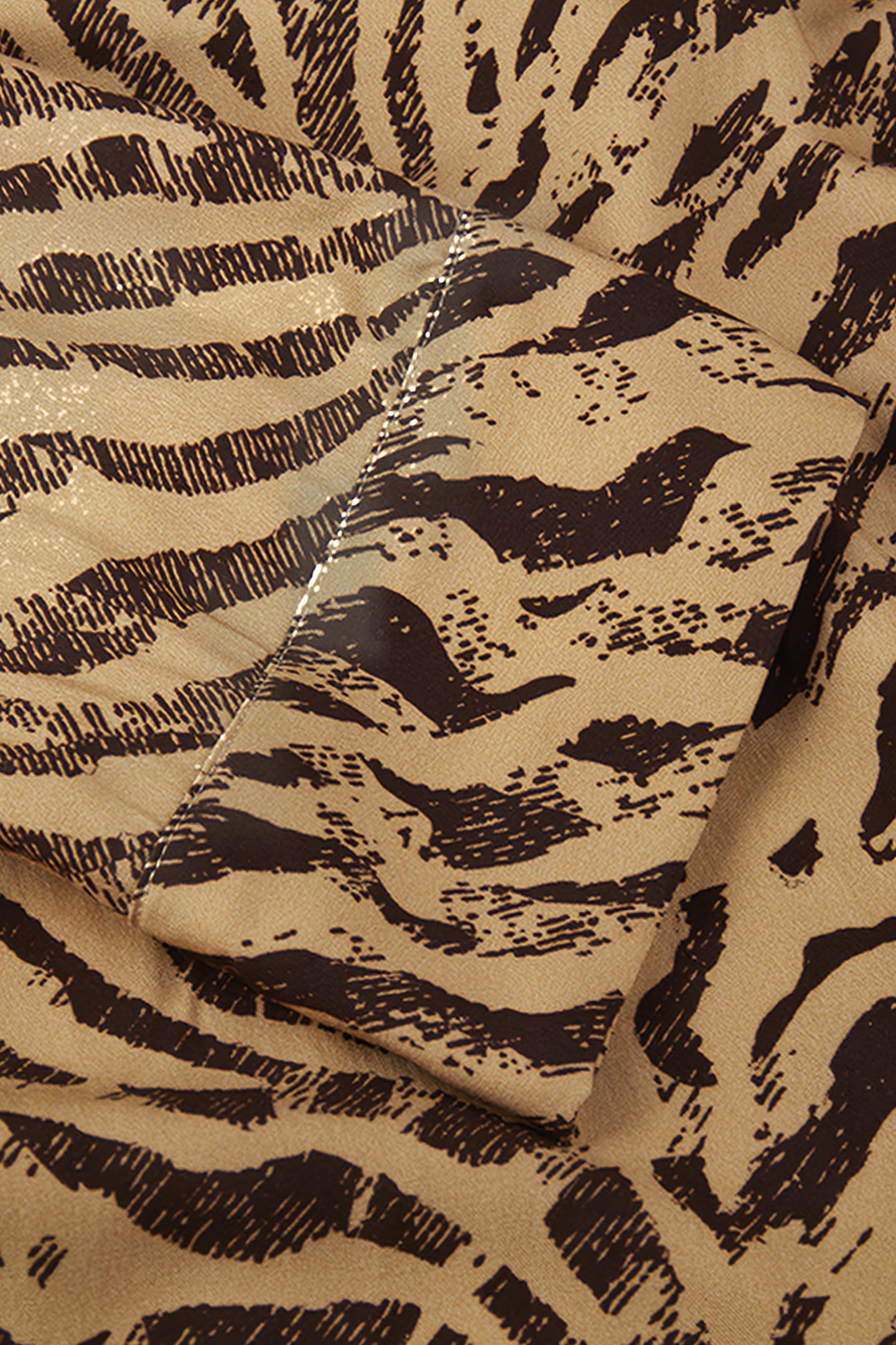 DESIREÉ, DRESS BEIGE PATTERN 6
