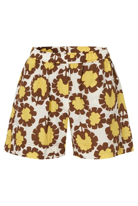 COTTON PRINTED SHORT YELLOW 4