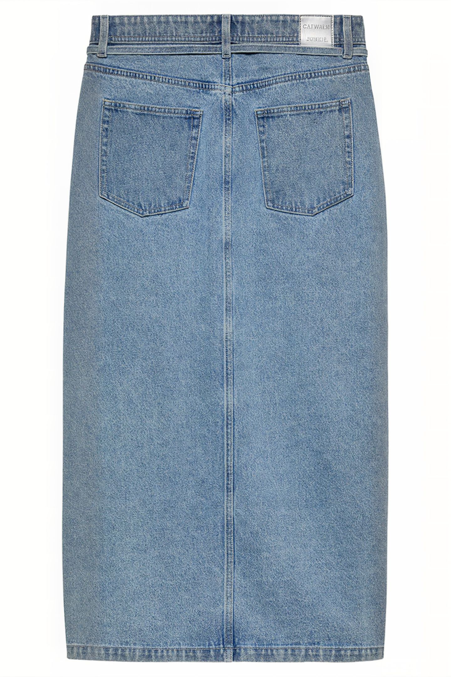 BUTTON UP DENIM SKIRT STARLIGHT BLUE 4
