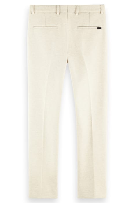 MOTT - SUPER SLIM-FIT YARN-DYED KNITTED CHINO STONE MELANGE 2