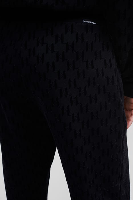 UNISEX ALLOVER KL FLOCK SWEATS BLACK 9