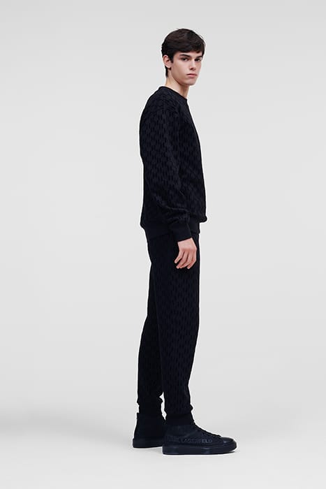 UNISEX ALLOVER KL FLOCK SWEATS BLACK 8