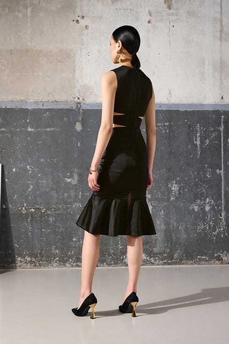 CUT OUT DRESS BLACK 2