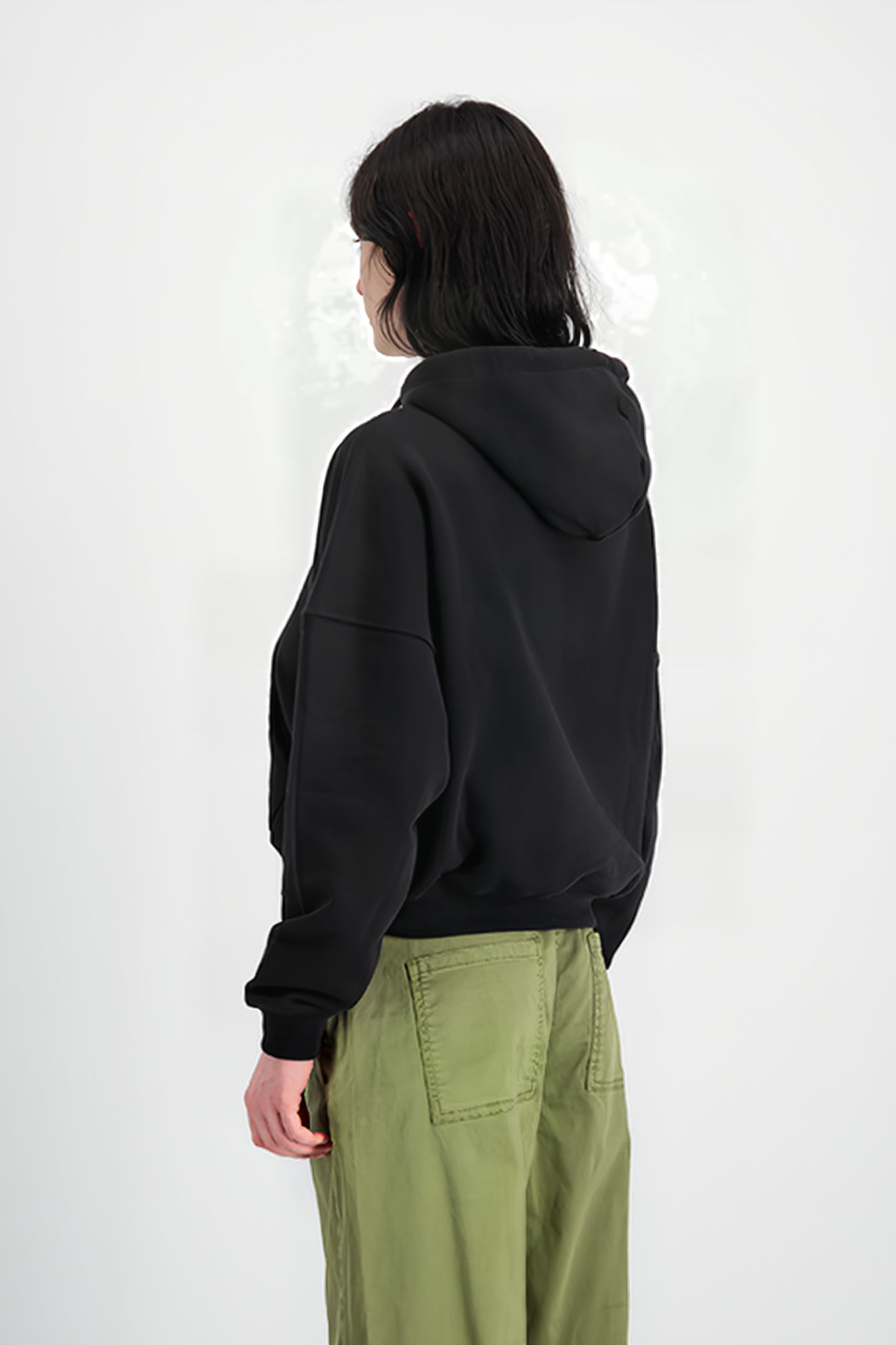 ALPHA ESSENTIALS RL HOODIE BLACK 6