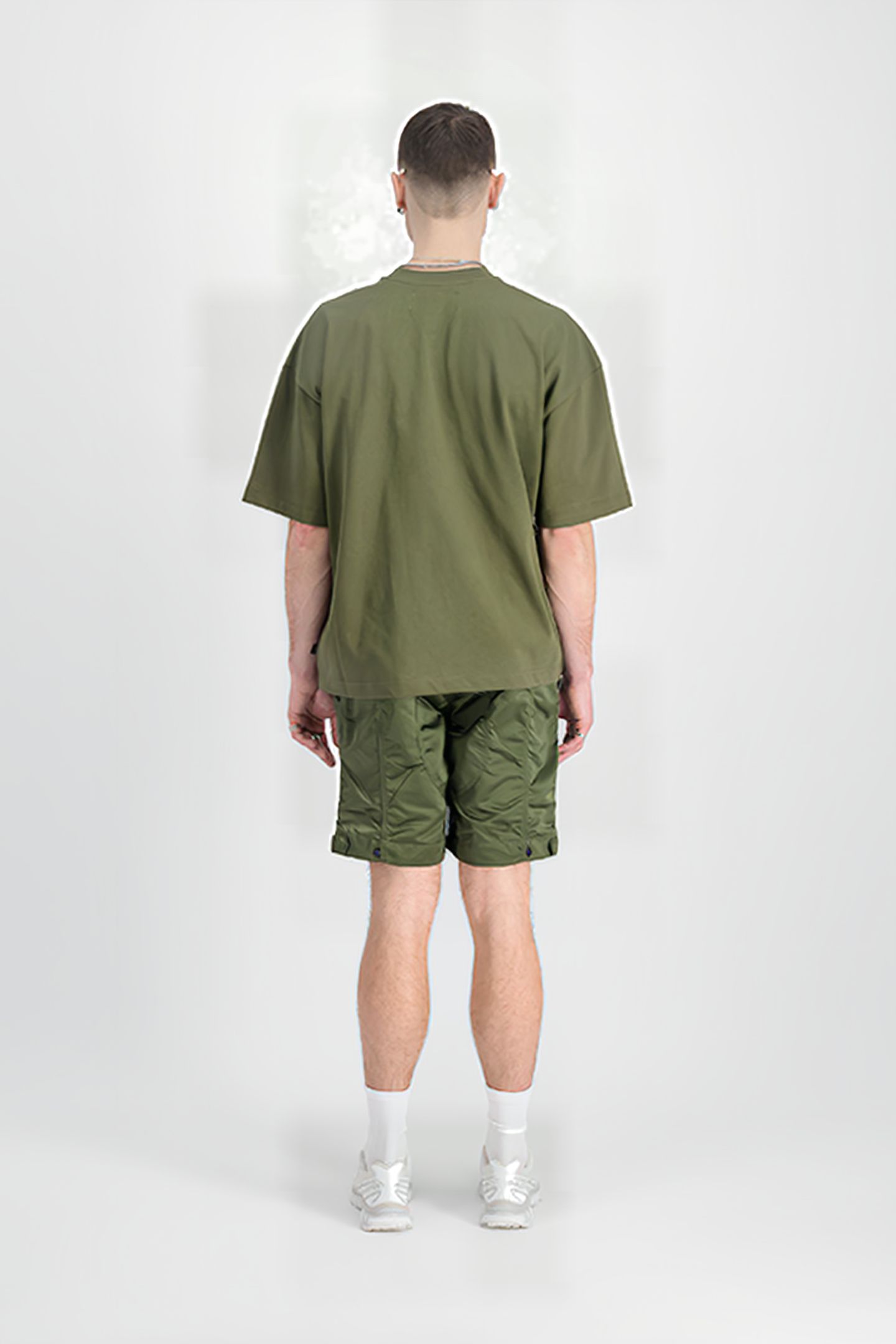 NYLON SHORT UV SAGE-GREEN 3