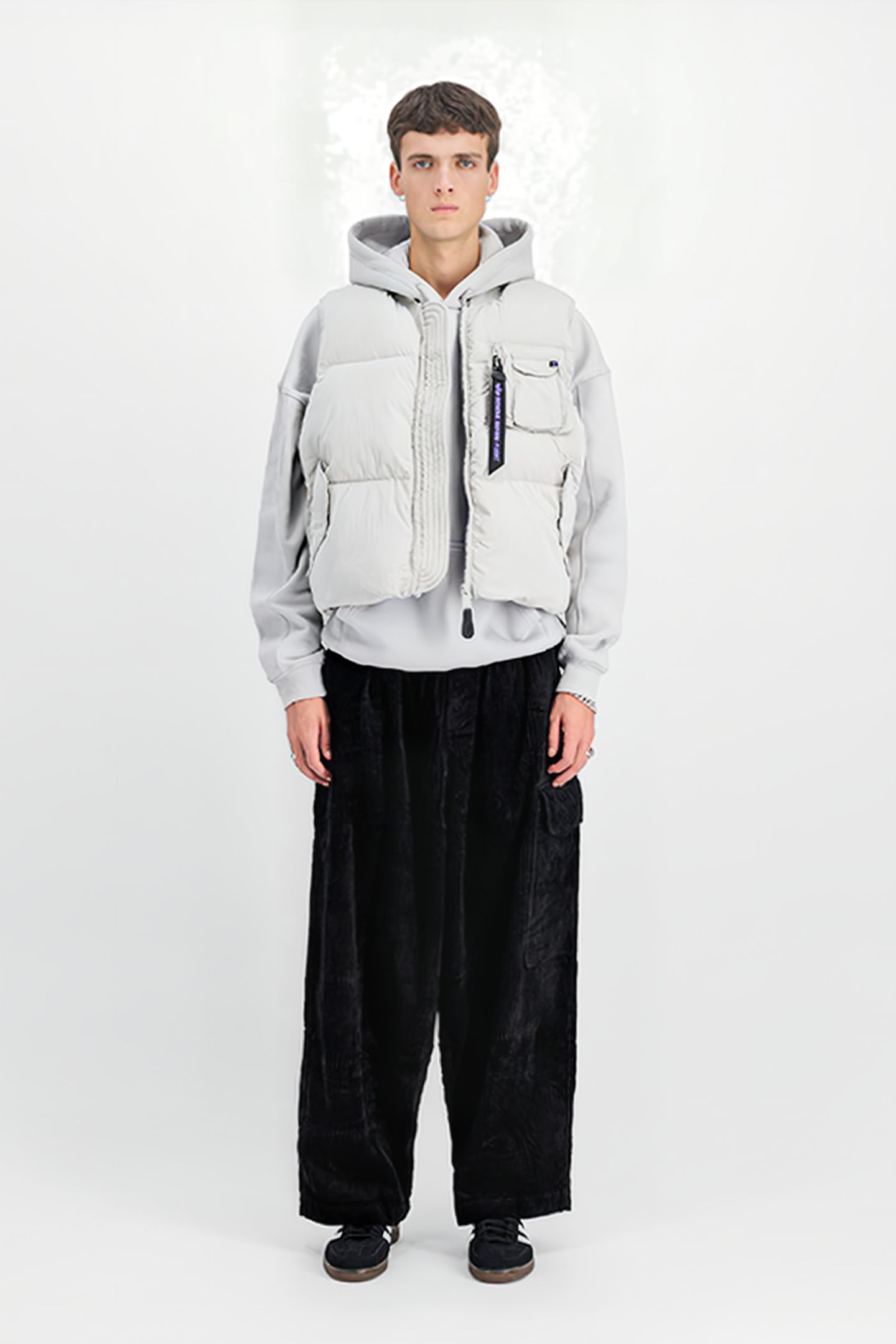 MA-1 PUFFER VEST UV PASTEL GREY 1