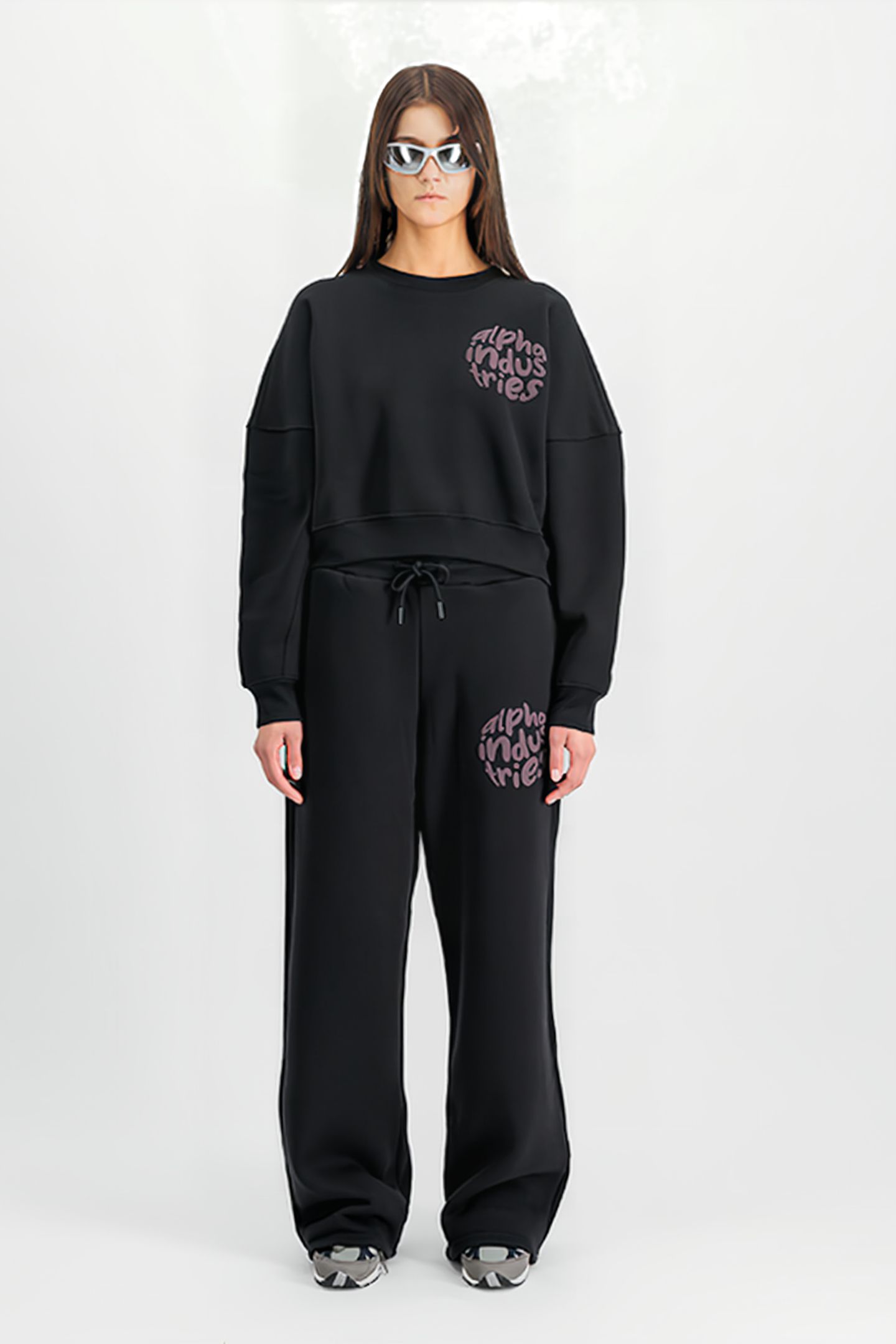 LOGO SWEATER BLACK 1