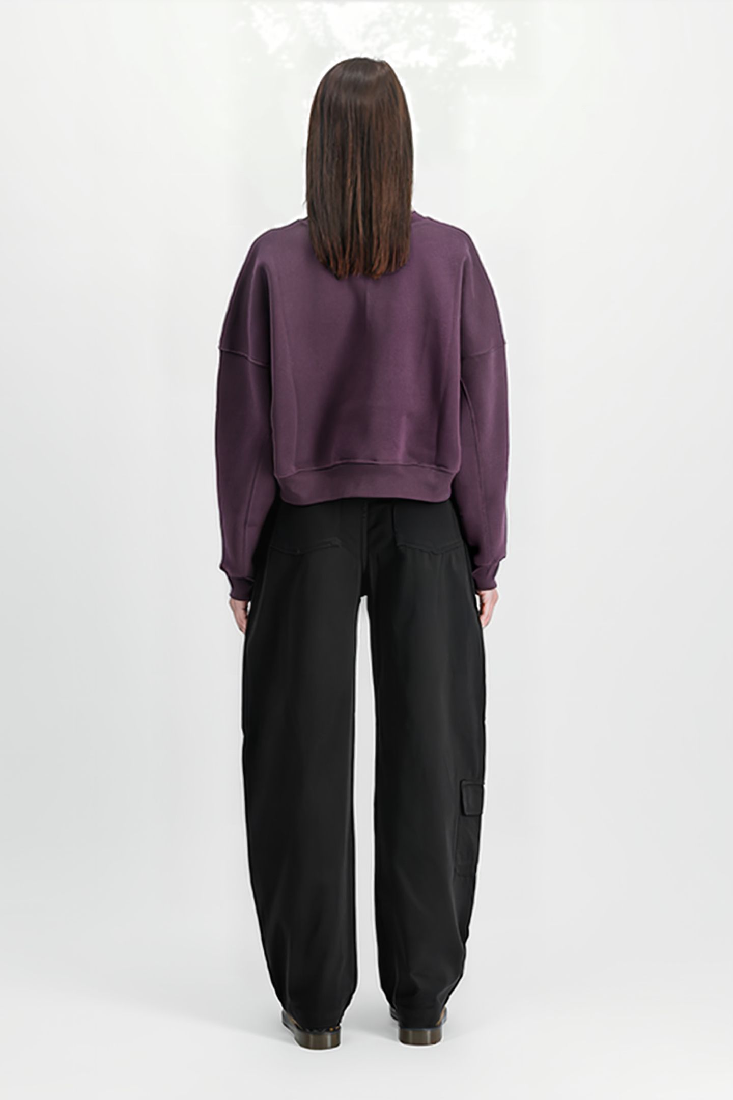 LOGO SWEATER PLUM 2