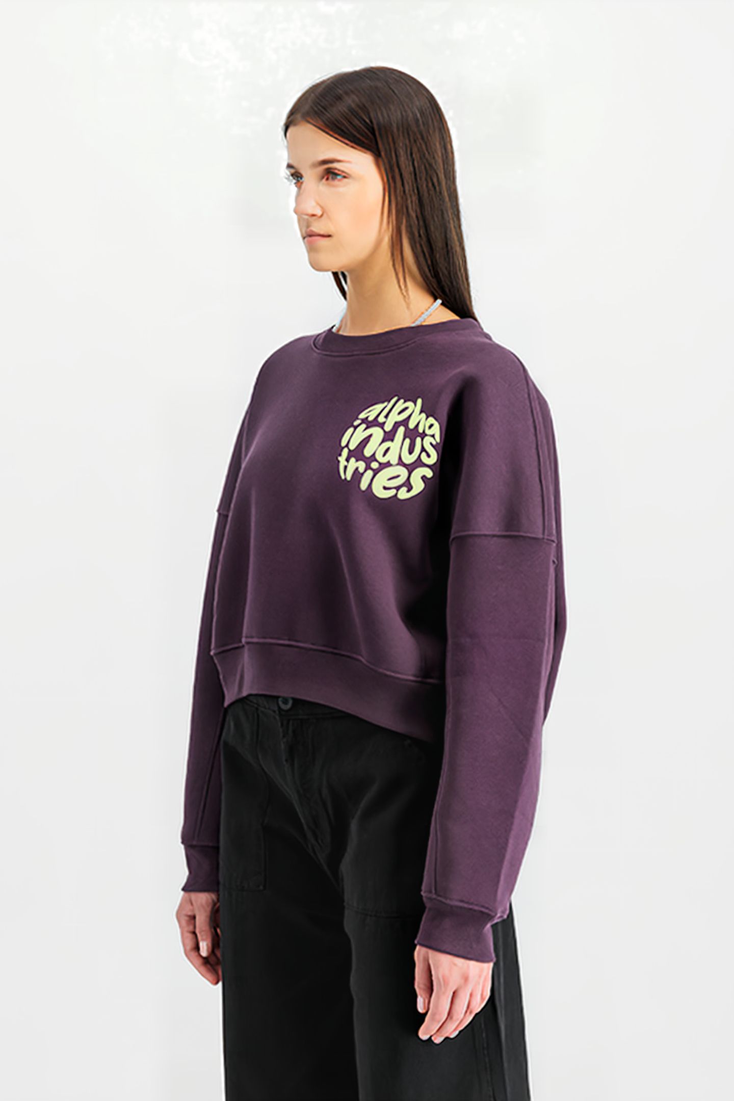 LOGO SWEATER PLUM 5