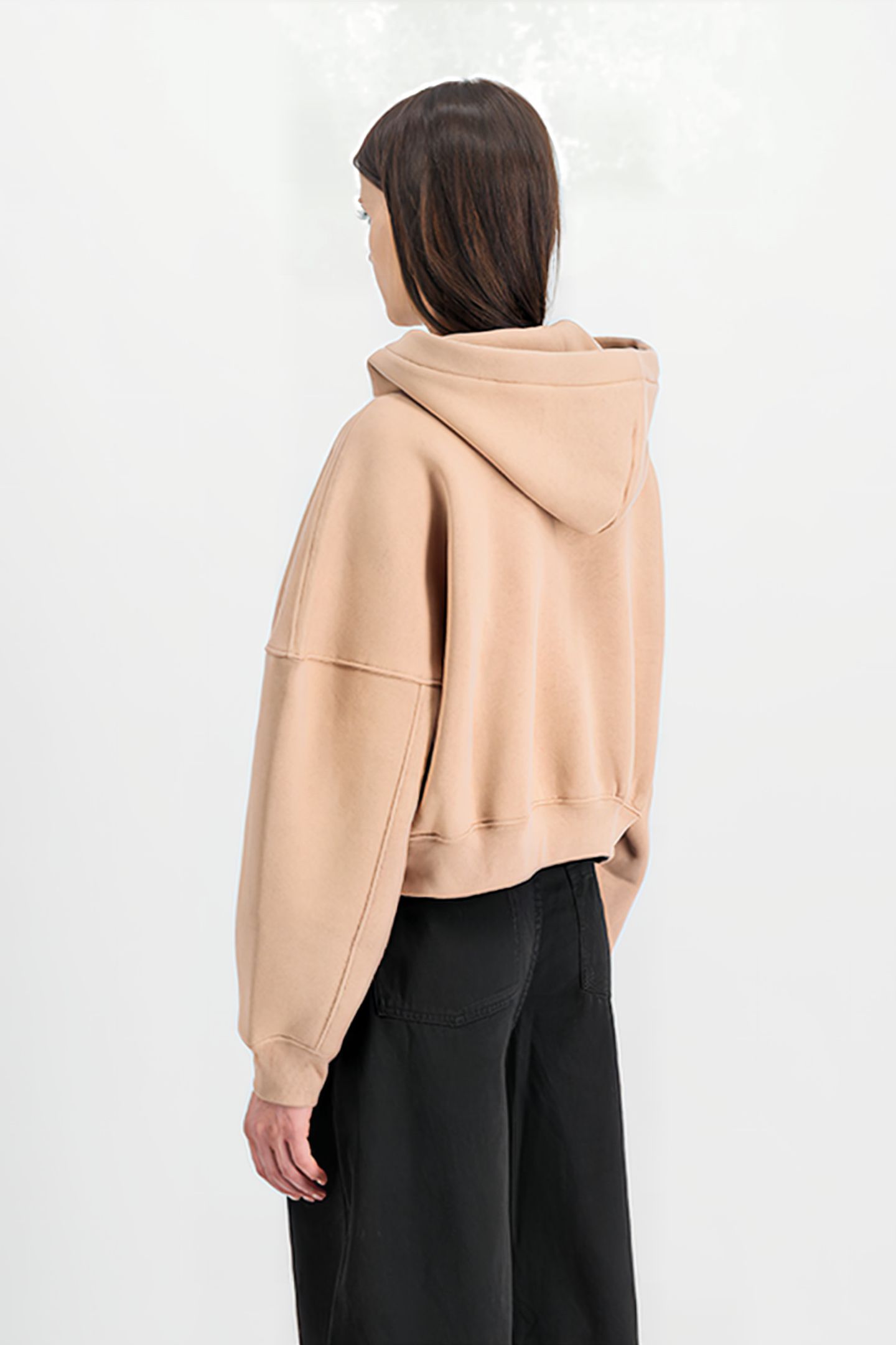 LOGO HOODIE DUSTY CORAL 6