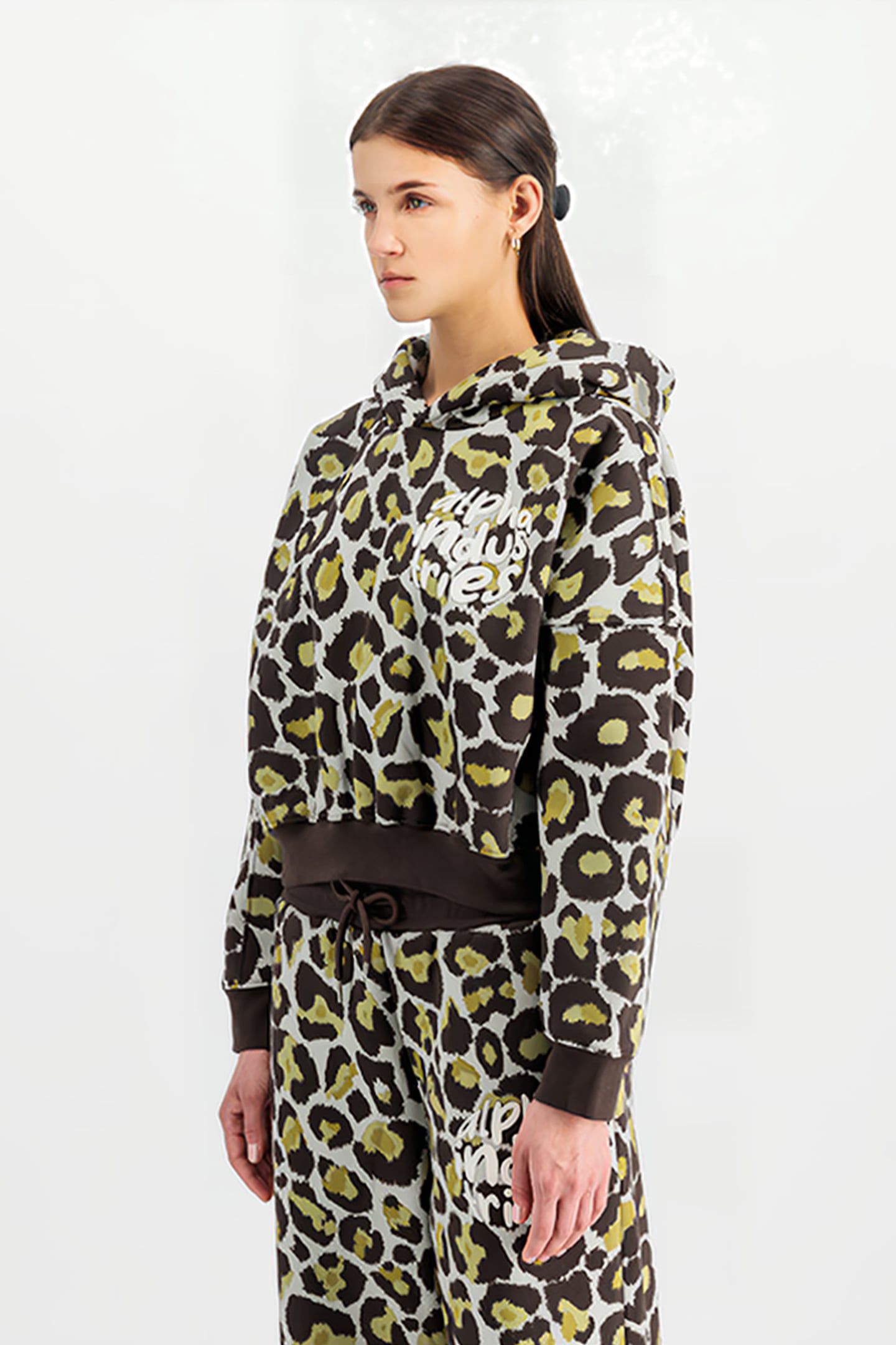 LOGO HOODIE CAMO OLIVE LEO CAMO 5