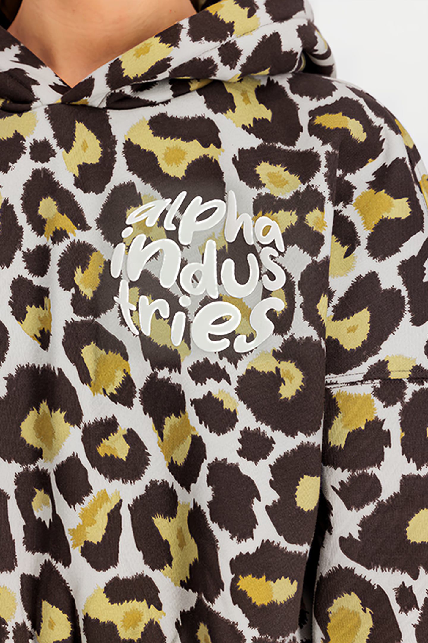 LOGO HOODIE CAMO OLIVE LEO CAMO 7
