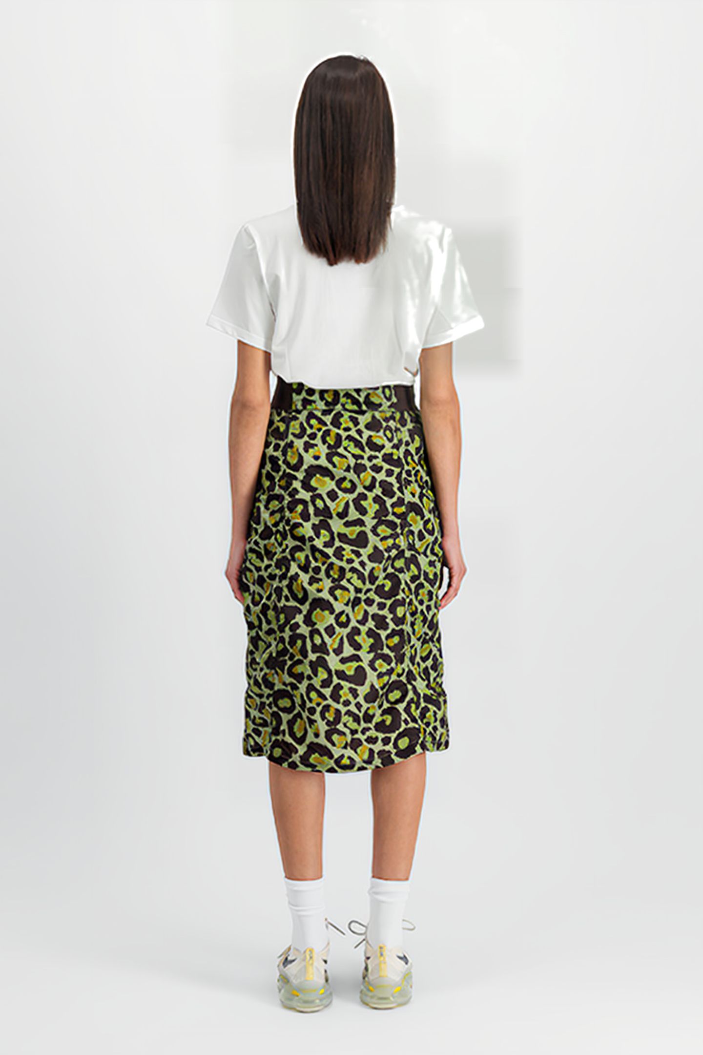 MA-1 MIDI SKIRT CAMO OLIVE LEO CAMO 4
