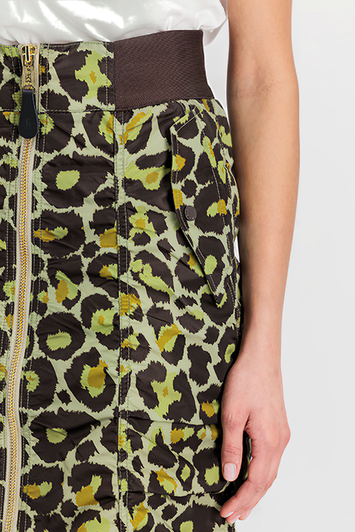 MA-1 MIDI SKIRT CAMO OLIVE LEO CAMO 8