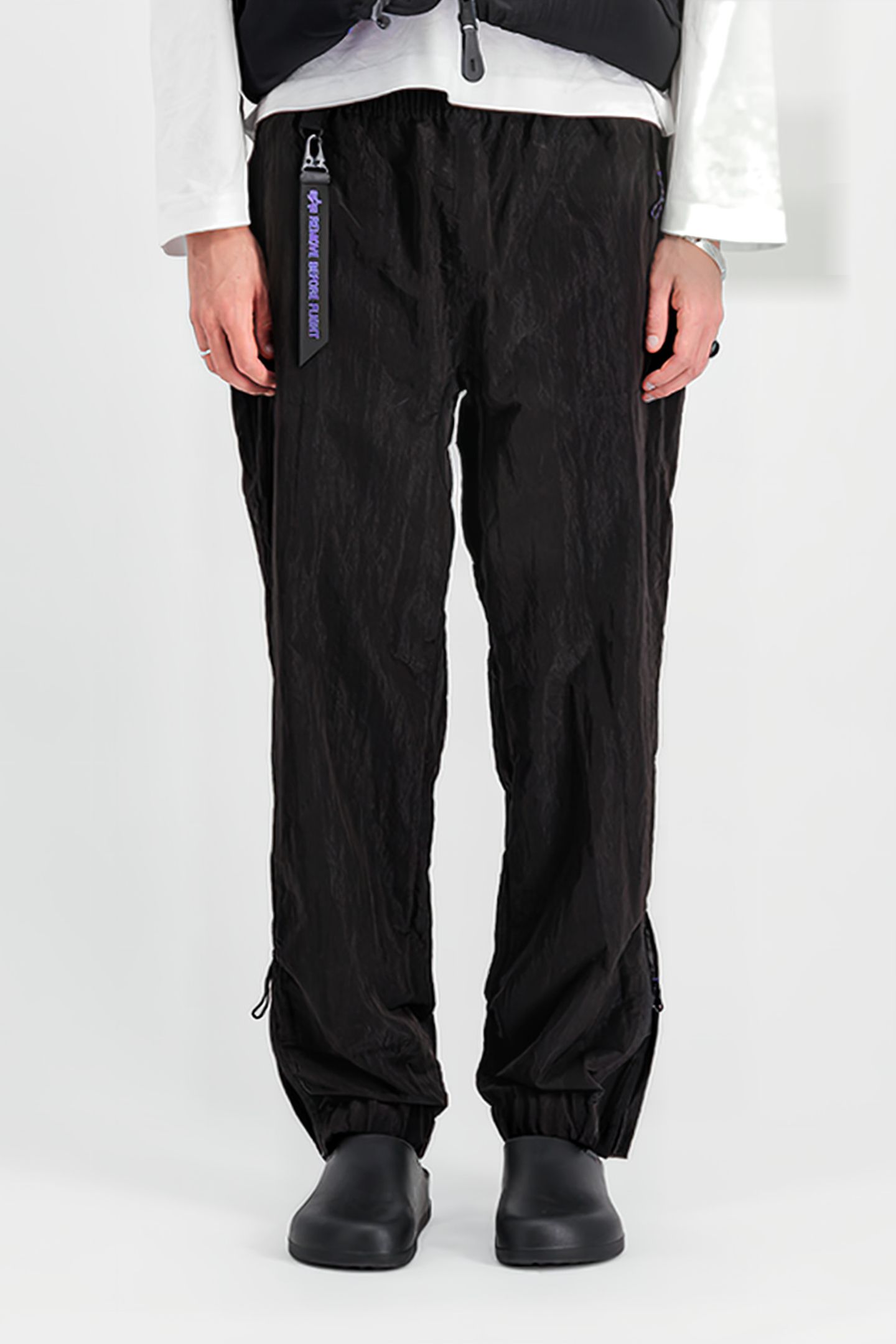 ZIP PANT UV BLACK 1