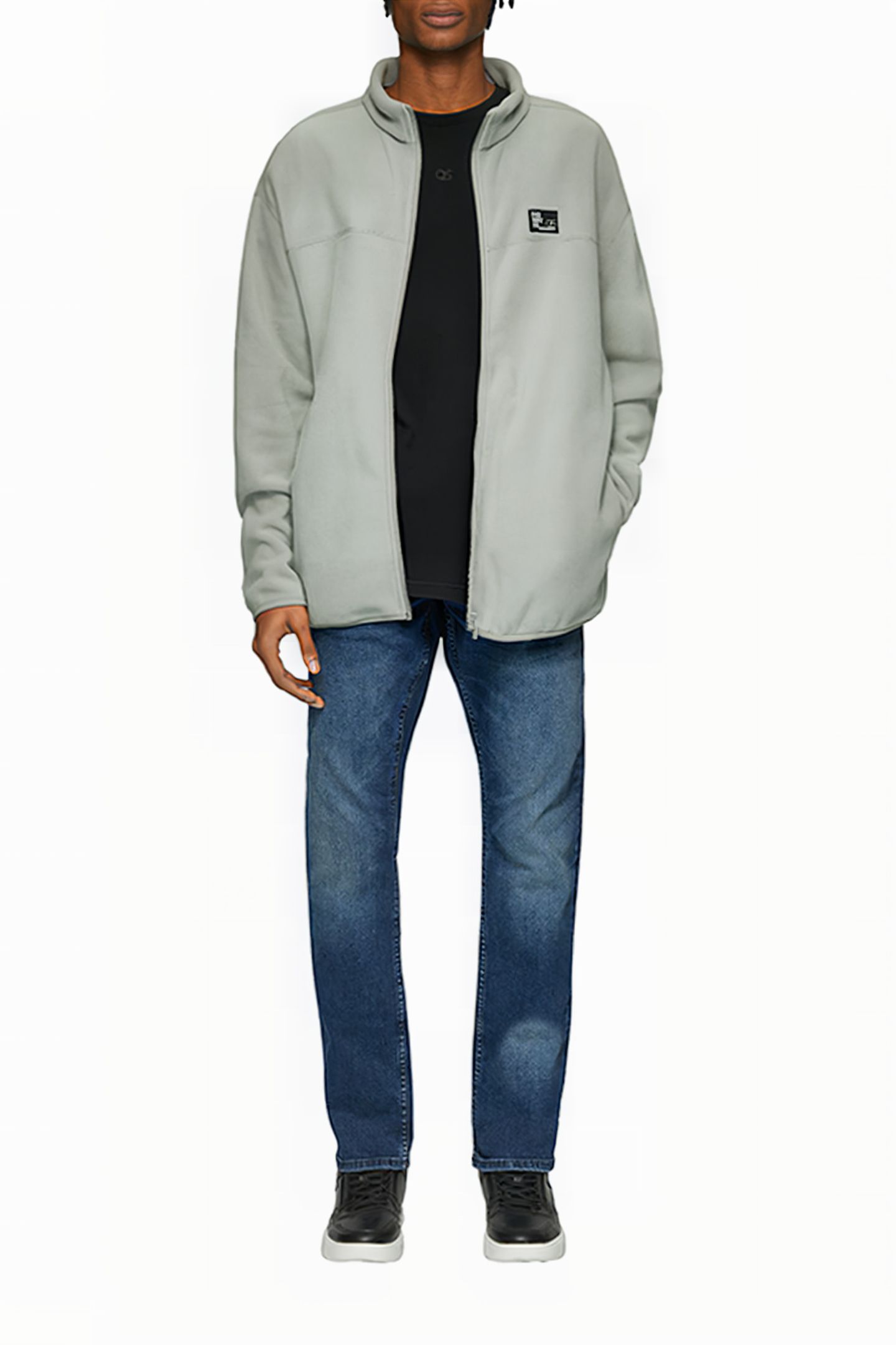 S.OLIVER-QS SWEATSHIRTS GREY-LIGHT 1