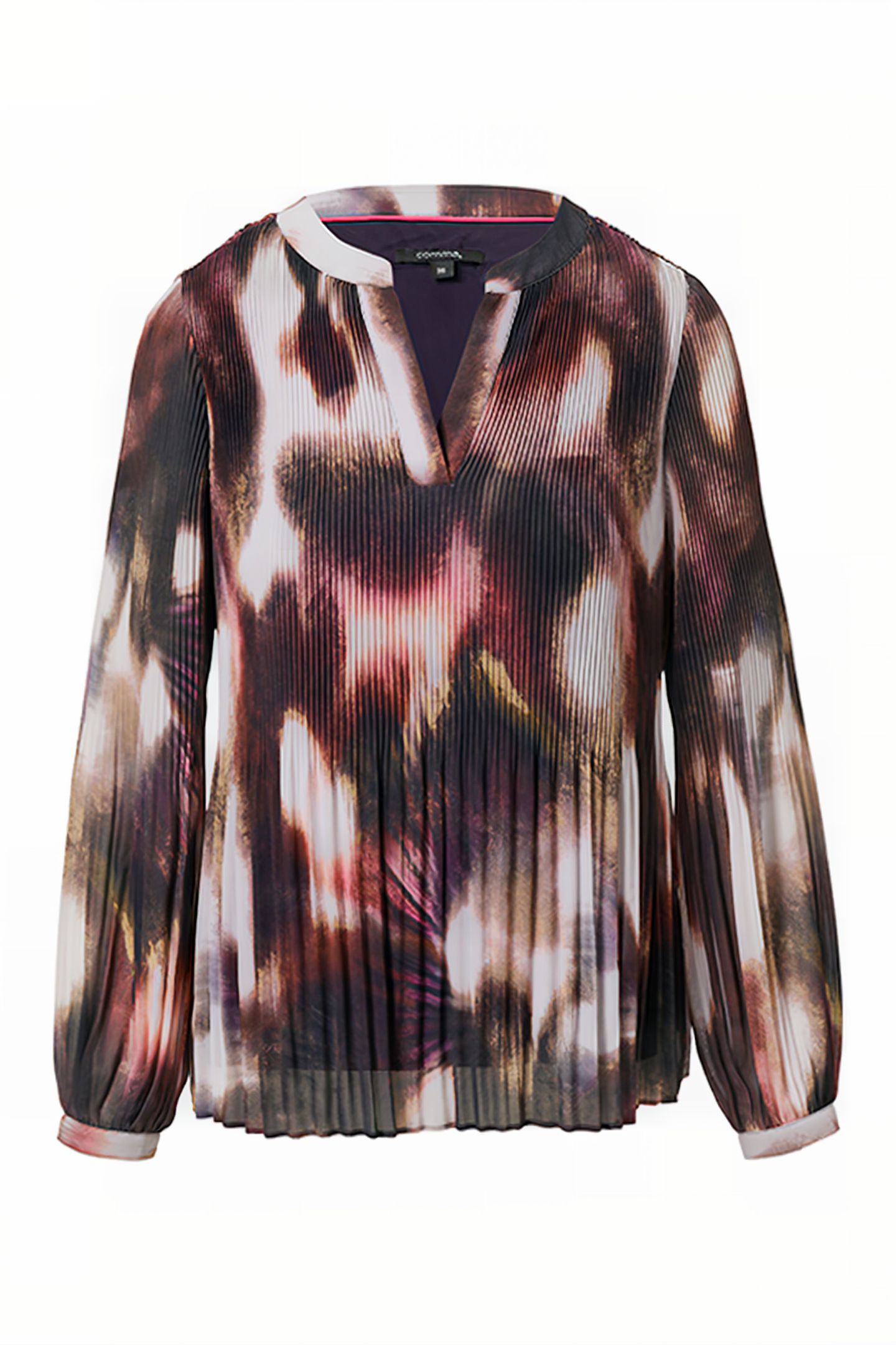 COMMA BLOUSES PLUM AOP 3