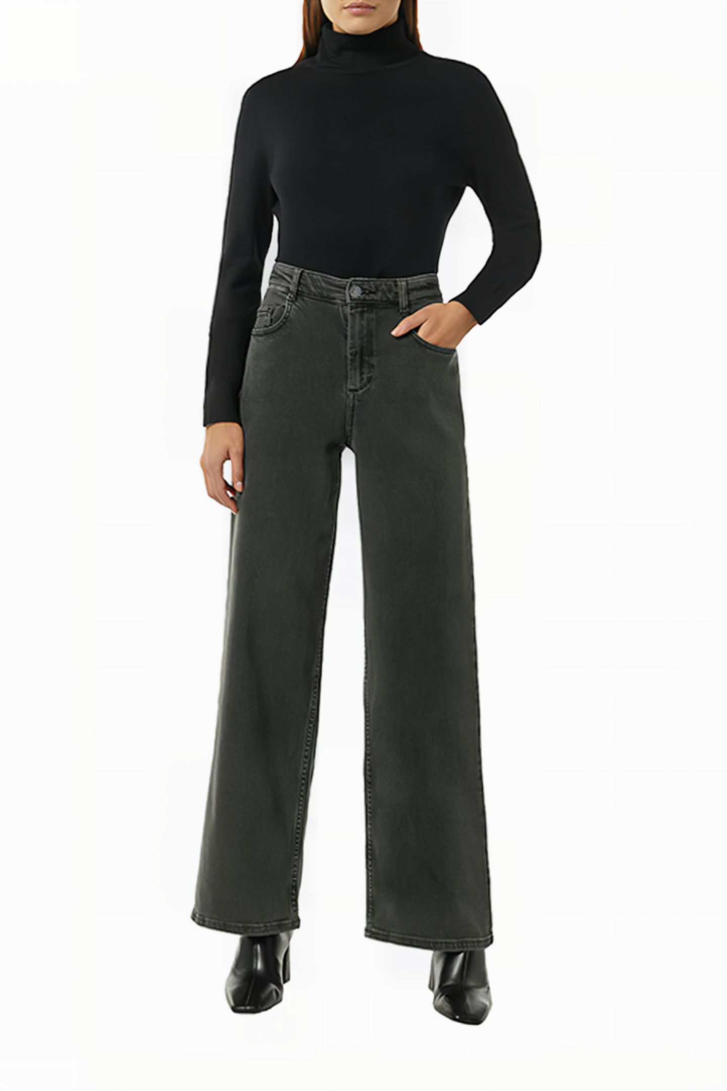 COMMA JEANS GREY DENIM 1