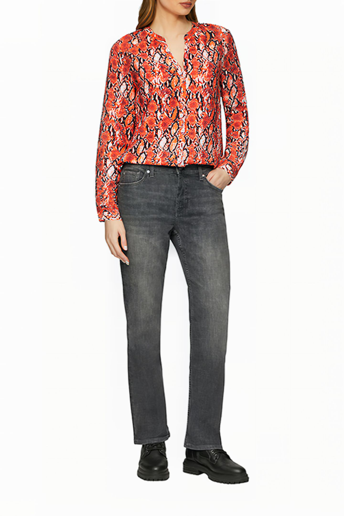 S.OLIVER BLOUSES ORANGE 2