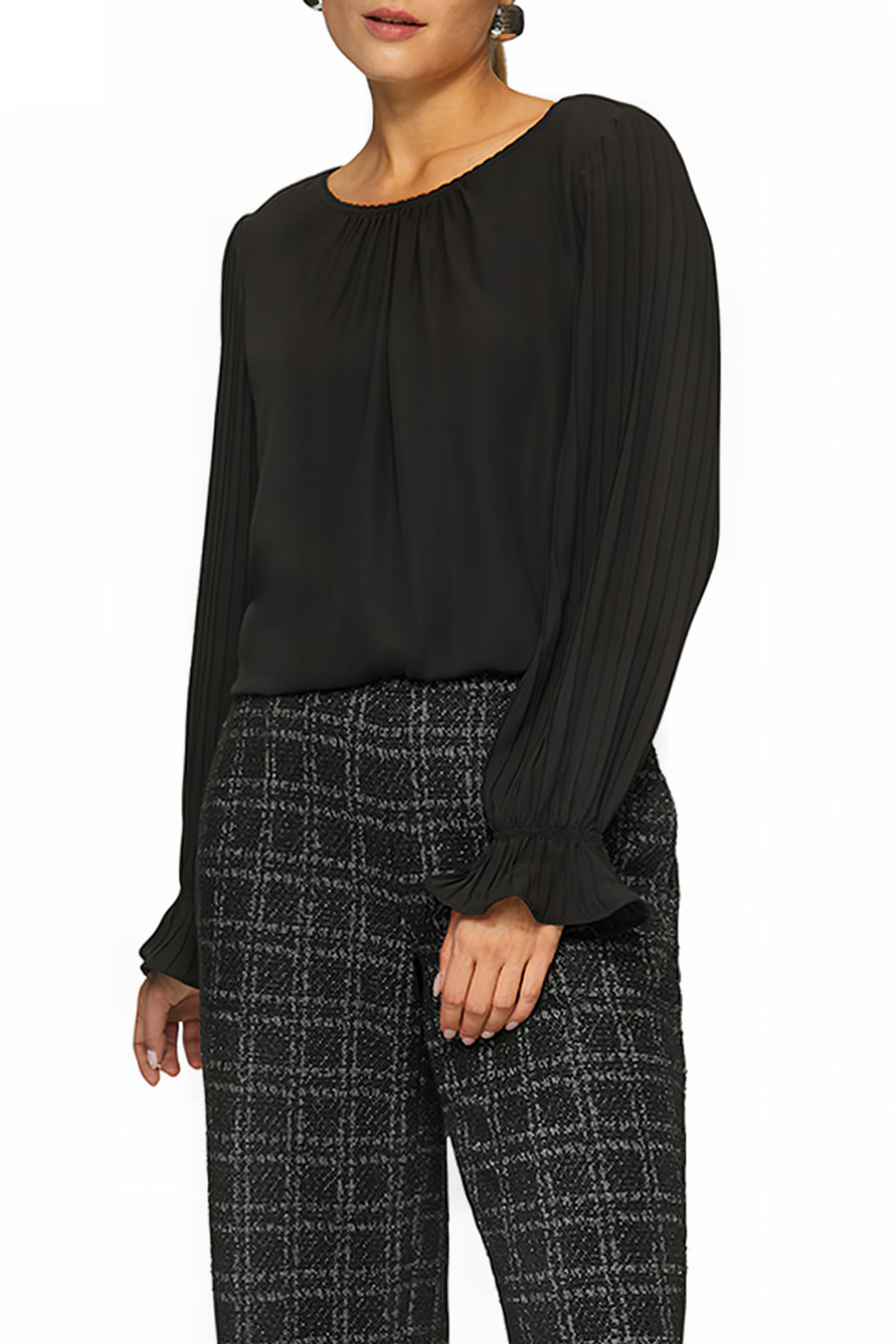 S.OLIVER BLOUSES BLACK 1