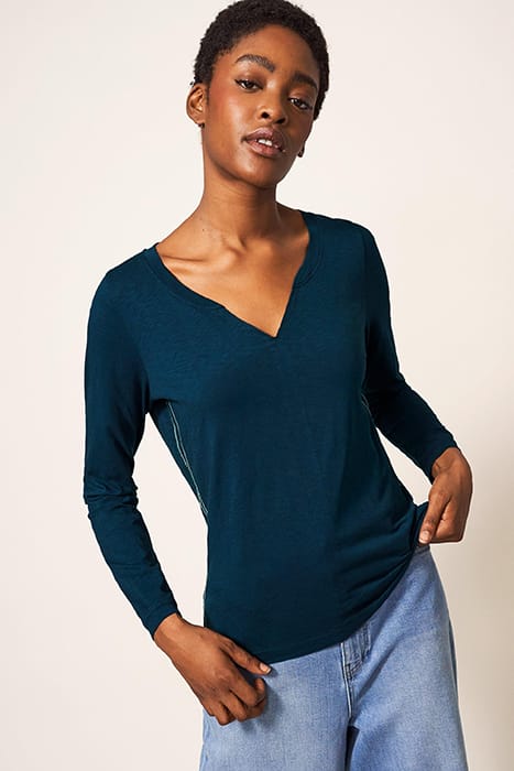 NELLY LS TEE DARK NAVY 1
