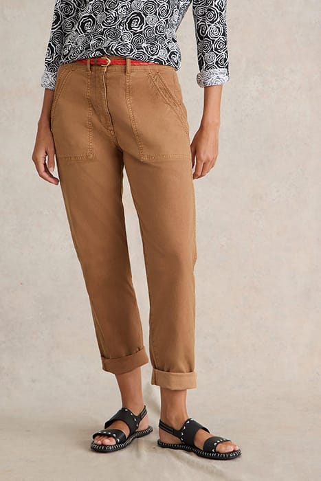 TWISTER CHINO TROUSER MID TAN 1
