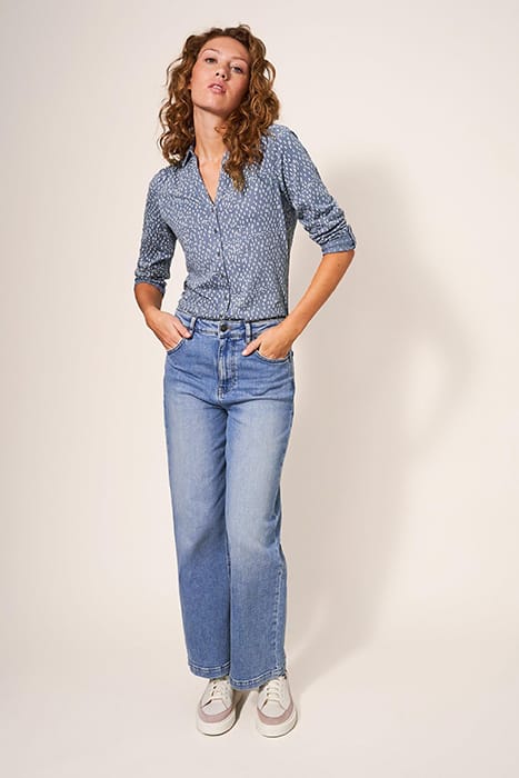 ANNIE JERSEY SHIRT GREY PRINT 4