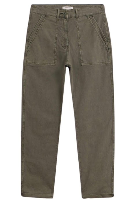 TWISTER CHINO TROUSER KHAKI GREEN 3